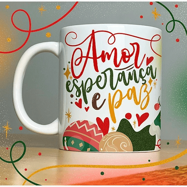40 Artes para Caneca Papai Noel Arquivo em Jpg 3