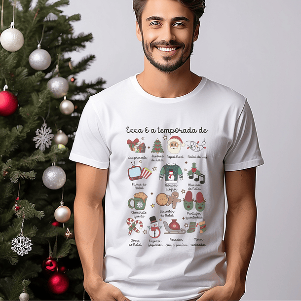 9 Artes para Camisa Natal Arquivo Editável  5