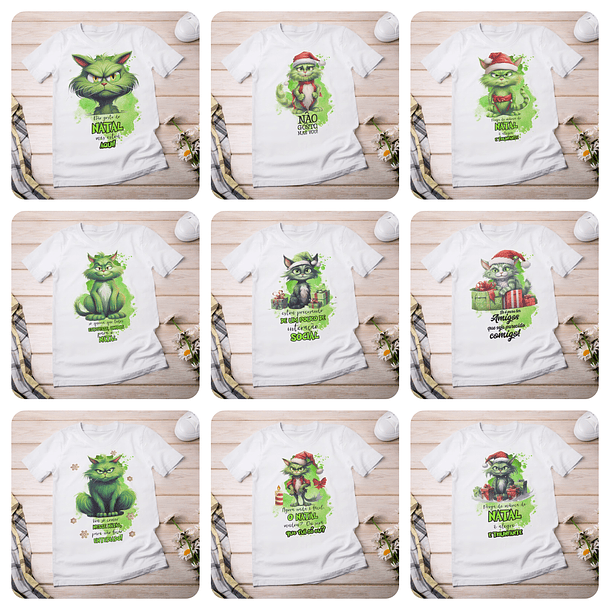 15 Artes para Caneca Grinch Natal Arquivo Editável  2