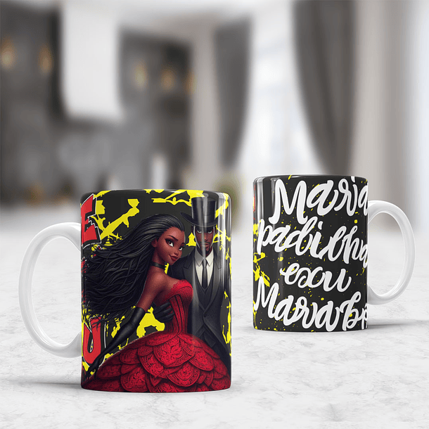 7 Artes para Caneca Casal Exú Arquivo em Jpg 2