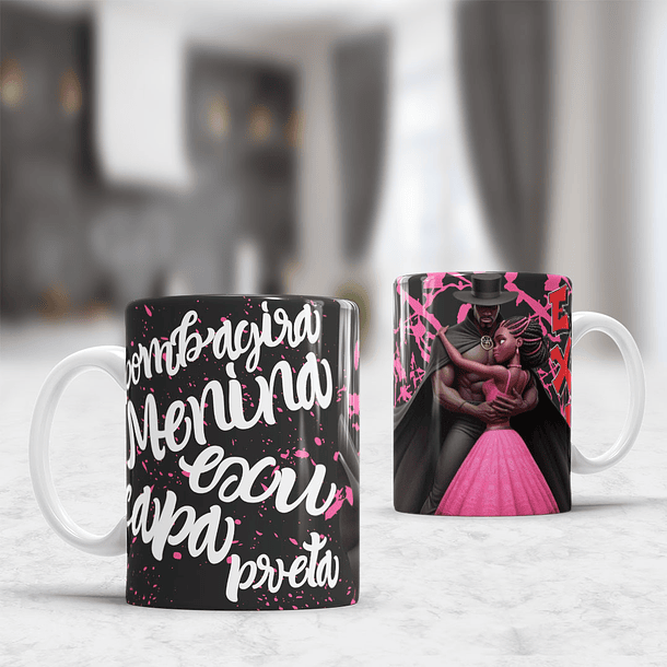 7 Artes para Caneca Casal Exú Arquivo em Jpg 3