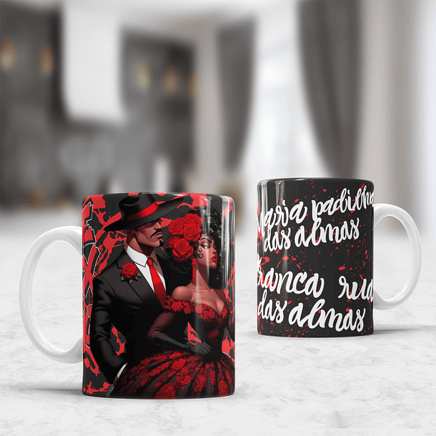 7 Artes para Caneca Casal Exú Arquivo em Jpg 5