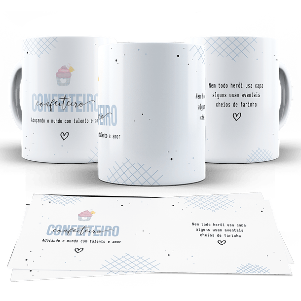 10 Artes para Caneca Profissões Arquivo em Png   3