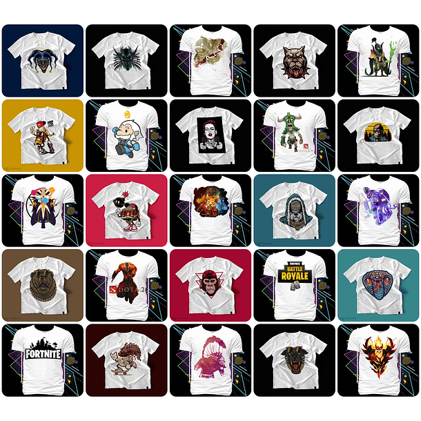 1500 Artes para Camisa Geek Desenhos Arquivo em Png 10