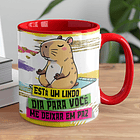 5 Artes para Caneca Capivara Arquivo Editável 3