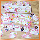 Arquivos de Corte Etiquetas Escolares Menino e Menina em Pdf 2