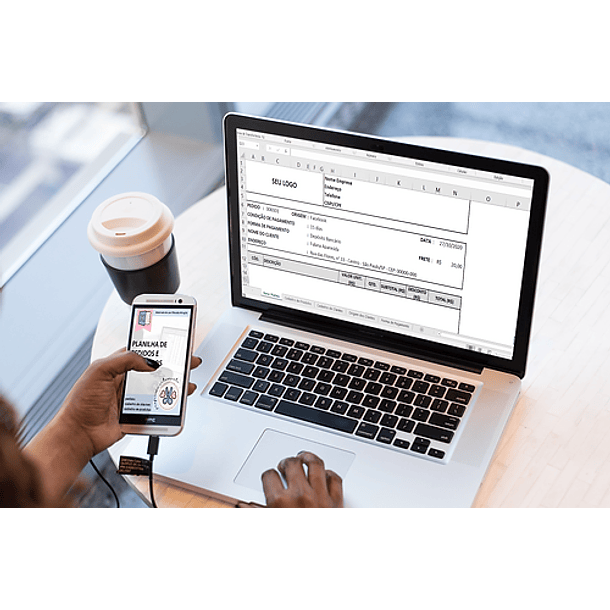 Arquivo Planilha Controle de Caixa Pedidos e Produtos em Execel 7