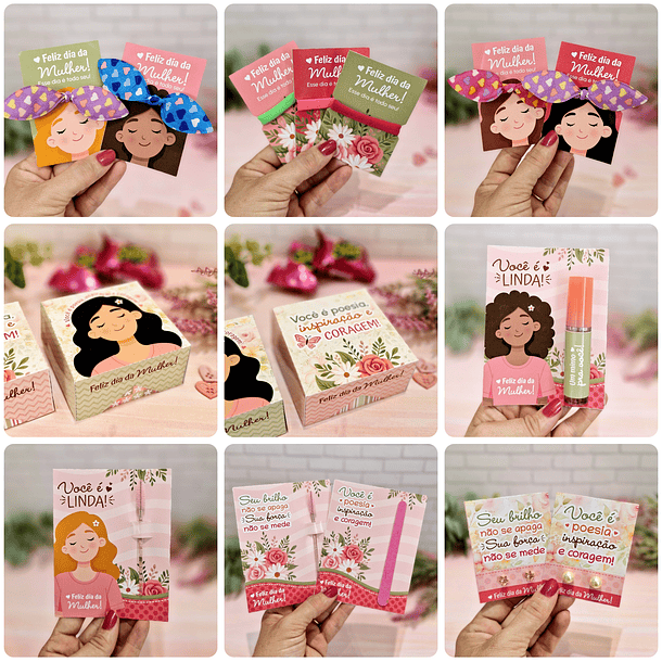 Arquivos de Corte Dia das Mulheres Mimos em Pdf 1