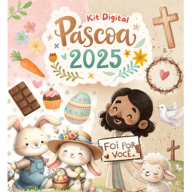 Arquivos Prontos Páscoa Cristã e Coelhinhos Arquivo em Pdf 