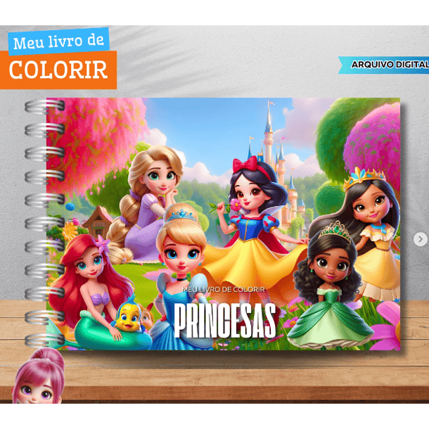 Kit Digital Livros de Colorir Png  7
