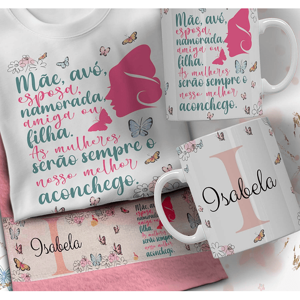 66 Artes para Caneca Camisa e Toalhinha Dia das Mulheres Arquivo em Editável  11