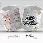 12 Artes para Caneca Páscoa Coelhinhos Arquivo em Jpg 10