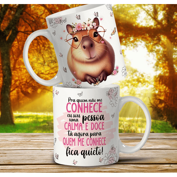 11 Artes para Caneca Capivara debochada Arquivo em Editável 6
