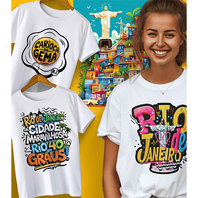Kit Digital Frases Cidade do Rio de Janeiro RJ em Png