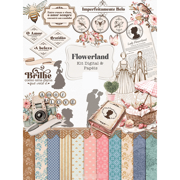 Kit Digital Flowerland Png 