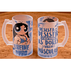 12 Artes para Copo Chopp Meninas Super Poderosas Arquivo em Jpg 2