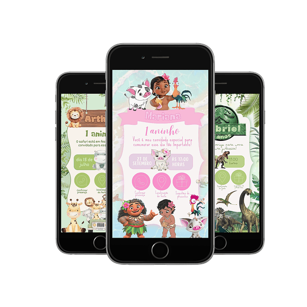 Pack Canva Convites Digitais Interativos Templates Editáveis 128 Artes 6