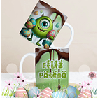 27 Artes para Caneca Páscoa Personagens Arquivo Editável 25