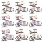 110 Artes para Caneca Pascoa Coelhinhos Jesus e Personagem Arquivo em Jpg 4