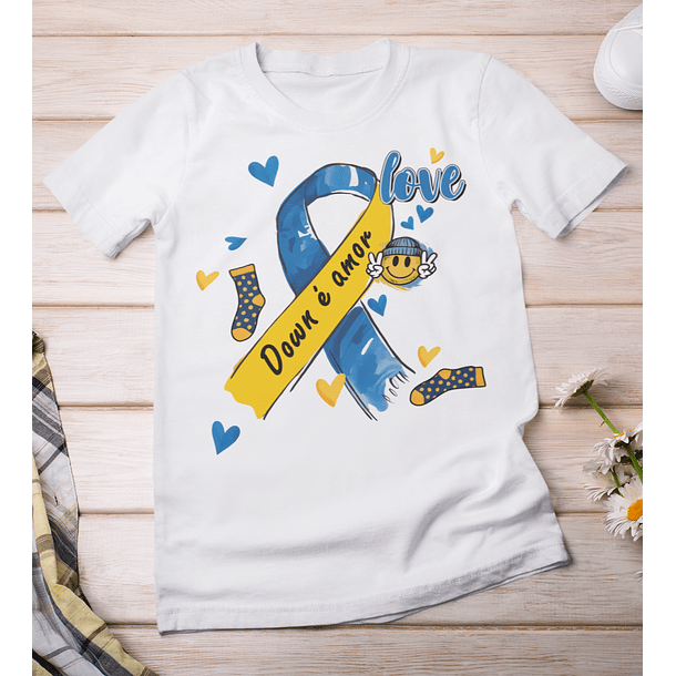 7 Artes para Camisa Sindrome de Down em Png  1