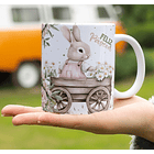 10 Artes para Caneca Páscoa Vintage Arquivo Editável 2