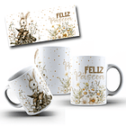 10 Artes para Caneca Páscoa Vintage Arquivo Editável 9