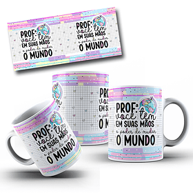 5 Artes para Caneca Dia dos Professores Arquivo em Jpg