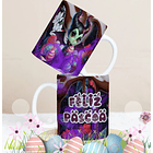 27 Artes para Caneca Páscoa Personagens Arquivo Editável 17