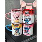 15 Artes para Caneca Stitch Amor de Chocolate Arquivo em Jpg 1