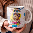 9 Artes para Caneca Dia das Mães Capivara Arquivo Editável 2