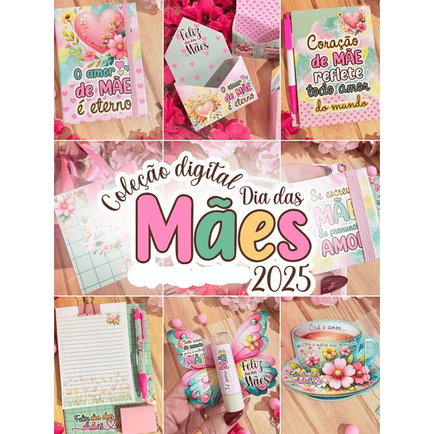 Arquivos de Corte Mimos Dia das Mães em Pdf   1