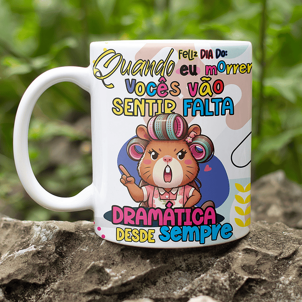 9 Artes para Caneca Dia das Mães Capivara Arquivo Editável 8
