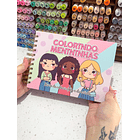 Kit Digital Livro de Colorir Colorindo Menininhas em Pdf 7