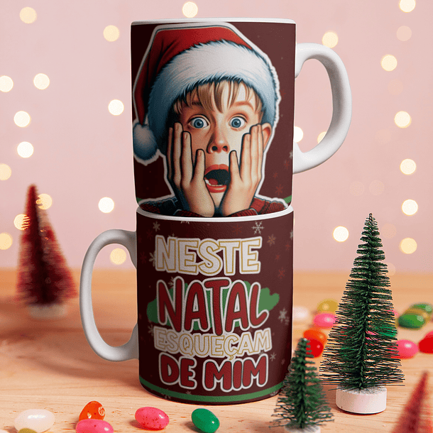 Artes Caneca Esqueceram de Mim Natal em Jpg 