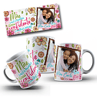 16 Artes para Caneca Dia das Mães Frases Flor de Mãe Arquivo em Jpg  6