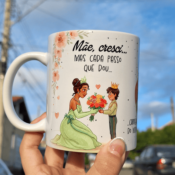 29 Artes para Caneca Dia das Mães Princesas Arquivo em Jpg 4