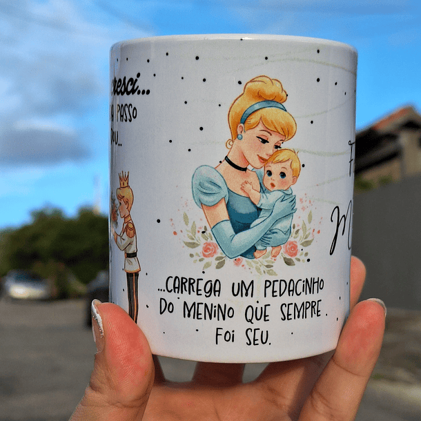 29 Artes para Caneca Dia das Mães Princesas Arquivo em Jpg 5