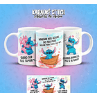 11 Artes para Caneca Karaokê Stitch Músicas de Amor Arquivo em Png  5