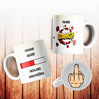 7 Artes para Caneca Bocão Personagens Arquivo Editável  5