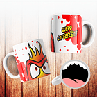 7 Artes para Caneca Bocão Personagens Arquivo Editável  6