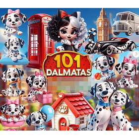 Kit Digital 101 Dalmatas Arquivo em Png