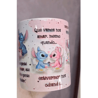 Arte Caneca O que a Gente Vai Prometer Um Para o Outro Stitch e Angel Arquivo em Jpg 3