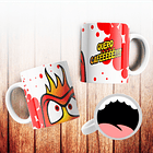 6 Artes para Caneca Personagens Bocão Arquivo Editável  2