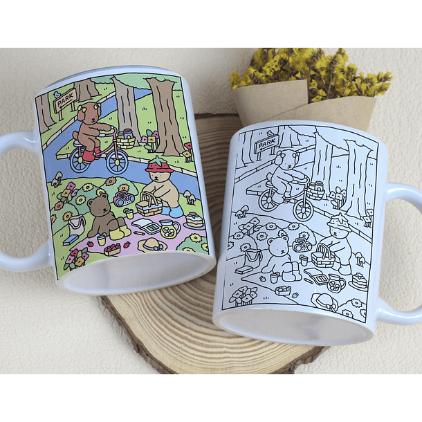 7 Artes para Caneca Bobie  Goods para Pintar Arquivo Editável 3