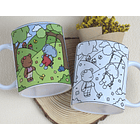 7 Artes para Caneca Bobie  Goods para Pintar Arquivo Editável 4