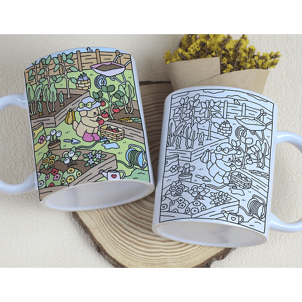 7 Artes para Caneca Bobie  Goods para Pintar Arquivo Editável 5