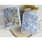 7 Artes para Caneca Bobie  Goods para Pintar Arquivo Editável 7