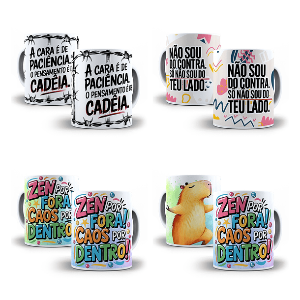 67 Artes para Caneca Frases Engraçadas Sincerão Arquivo em Jpg  4
