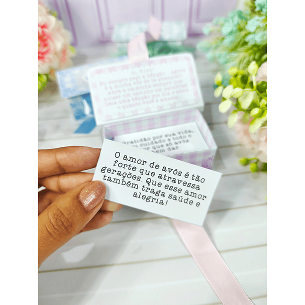 Arquivo Caixinha de Bênçãos Dia dos Avós Frases Arquivo em Png 2