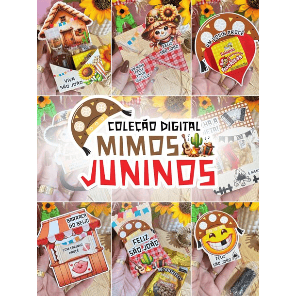 Arquivos de Corte Mimos São João Fresta Junina Arquivo em Png 1